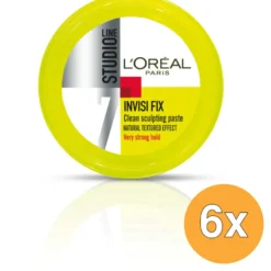 6x L’Oréal Paris Studio Line Paste Invisible Fx Mineral Fx (75 ml)