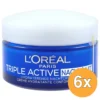 6x L’Oréal Paris Triple Active Night (50 ml)
