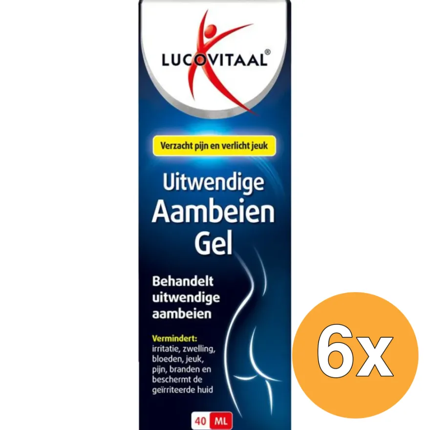 6x Lucovitaal Aambeien gel (40 ml)