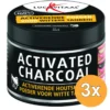 3x Lucovitaal Activated Charcoal Houtskoolpoeder (50 gr)