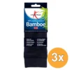 3x Lucovitaal Bamboe Lange Sokken Blauw 43-46 (1 paar)