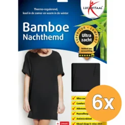 6x Lucovitaal Bamboe Nachthemd M (1 stuk)