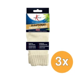 3x Lucovitaal Bamboe Slaapsokjes (1 paar)