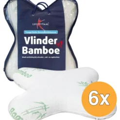 6x Lucovitaal Bamboe Vlinderkussen (1 stuk)