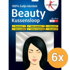 6x Lucovitaal Beauty Kussensloop 60X70Cm (1 stuk)