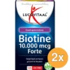 2x Lucovitaal Biotine 10.000mcg Forte (150 zuigtabletten)