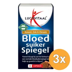 3x Lucovitaal Bloedsuikerspiegel (30 capsules)