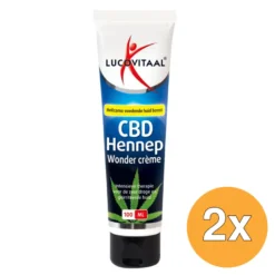 2x Lucovitaal CBD Hennep Wonder Crème (100 ml)