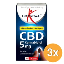 3x Lucovitaal CBD 5mg (30 capsules)