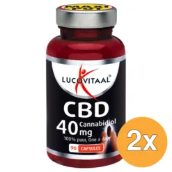 2x Lucovitaal CBD 40 mg (90 capsules)