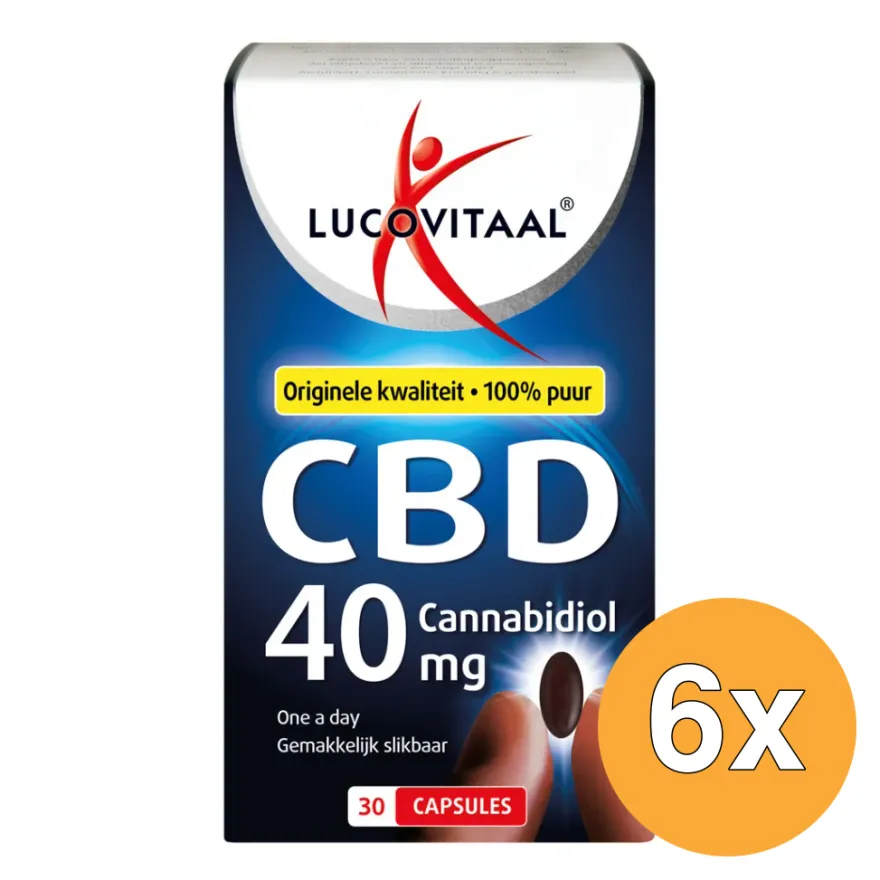 6x Lucovitaal CBD 40Mg (30 capsules)