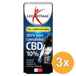 3x Lucovitaal CBD Olie 10% (5 ml)