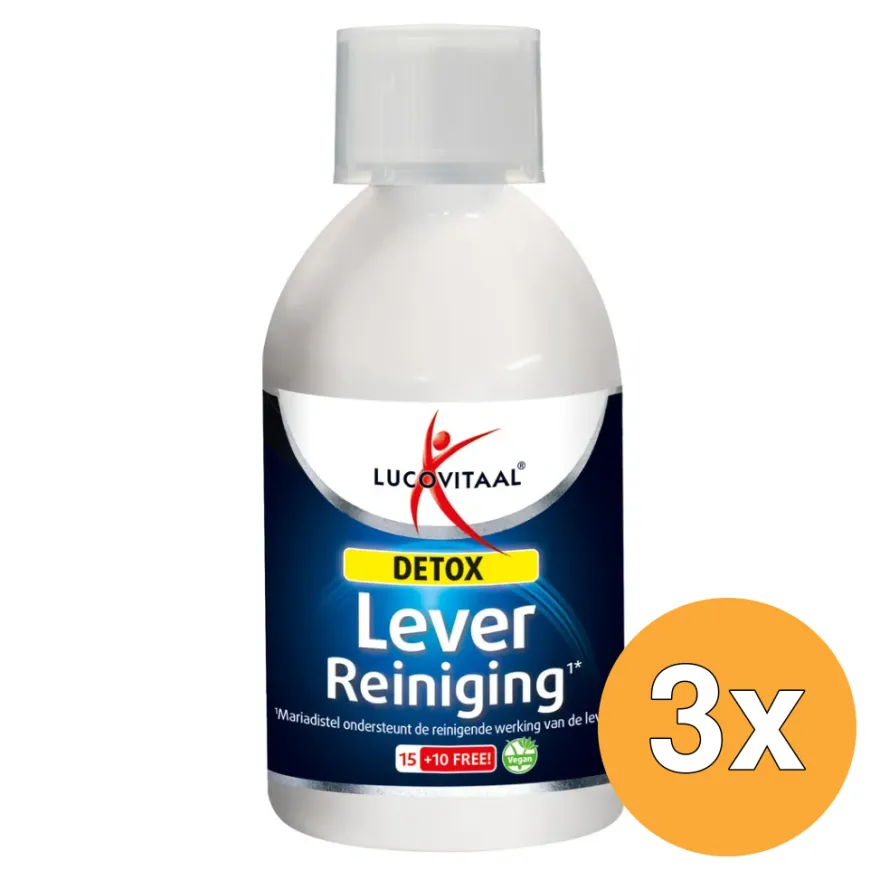 3x Lucovitaal Detox Lever Reiniging (250 ml)