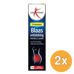 2x Lucovitaal D-Mannose Blaasontsteking (14 bruistabletten)