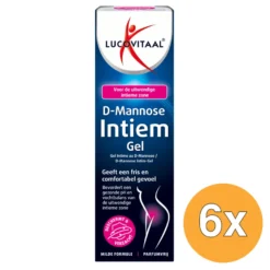 6x Lucovitaal D-Mannose Intiem Gel (50 ml)