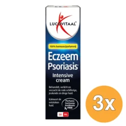 3x Lucovitaal Eczeem Psoriasis Intensive Cream (50 ml)