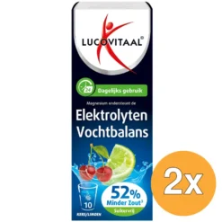2x Lucovitaal Elektrolyten Dagelijks Gebruik (10 bruistabletten)