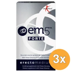 3x Lucovitaal Em5 Erectomedium Forte (6 capsules)