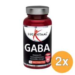 2x Lucovitaal GABA (90 smelttabletten)