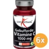 6x Lucovitaal Gebufferde Vitamine C 1000mg (60 tabletten)