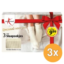 3x Lucovitaal Giftbox Slaapsokjes (3 paar)