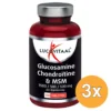 3x Lucovitaal Glucosamine Chondroïtine MSM (100 tabletten)