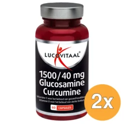 2x Lucovitaal Glucosamine Curcumine (60 capsules)