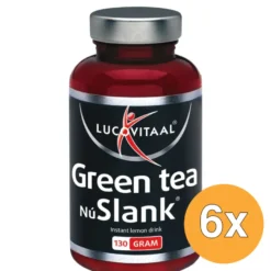 6x Lucovitaal Green Tea Nú Slank (130 gr)