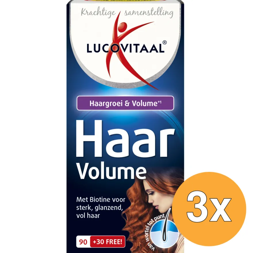 3x Lucovitaal Haar Volume (120 stuks)