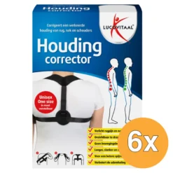 6x Lucovitaal Houdingcorrector (1 stuk)