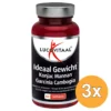 3x Lucovitaal Ideaal Gewicht Konjac Mannan Garcinia Cambogia (60 capsules)