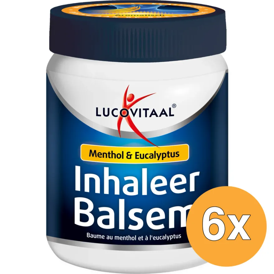 6x Lucovitaal Inhaleer Balsem (100 gr)