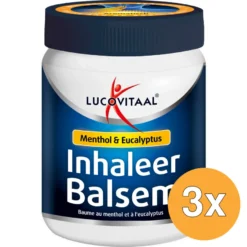 3x Lucovitaal Inhaleer Balsem (100 gr)