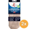 2x Lucovitaal Koper Compressie Sok 36-41 (1 Paar)