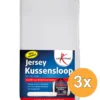 3x Lucovitaal Kussensloop Jersey Zij-Ligkussen (1 stuk)