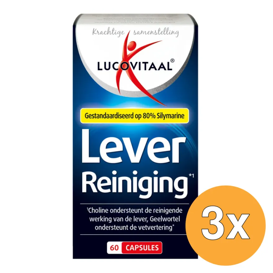 3x Lucovitaal Leverreiniging (60 capsules)