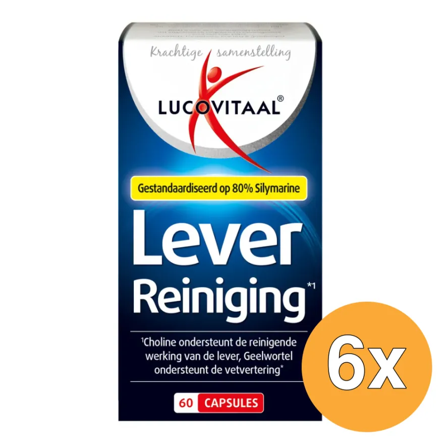 6x Lucovitaal Leverreiniging (60 capsules)