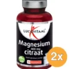2x Lucovitaal Magnesium 400mg Citraat Poeder (40 doseringen)