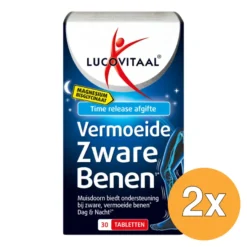 2x Lucovitaal Magnesium Vermoeide Zware Benen (30 tabletten)