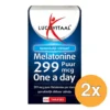 2x Lucovitaal Melatonine Puur 299mcg (500 tabletten)