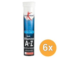 6x Lucovitaal Multi A-Z (20 bruistabletten)