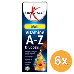 6x Lucovitaal Multi A-Z Druppels (50 m)