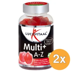 2x Lucovitaal Multi+ A-Z (60 gummies)