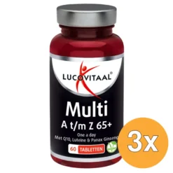 3x Lucovitaal Multi A-Z 65+ (60 tabletten)