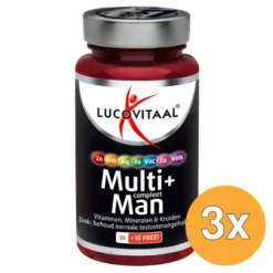 3x Lucovitaal Multi+ Compleet Man (40 tabletten)