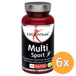 6x Lucovitaal Multi Sport (60 tabletten)