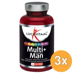 3x Lucovitaal Multivitamine Man (120 tabletten)