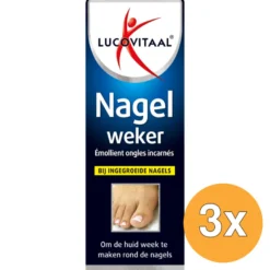 3x Lucovitaal Nagel Weker (30 ml)