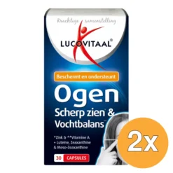 2x Lucovitaal Ogen Scherp Zien & Vochtbalans (30 capsules)
