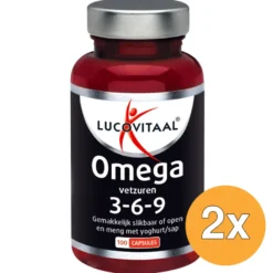2x Lucovitaal Omega 3-6-9 Vetzuren (100 capsules)